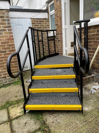 non-slip steps, Bognor Regis, West Sussex