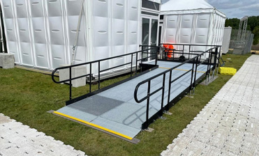 temporary marquee ramp